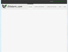 Tablet Screenshot of etheart.com